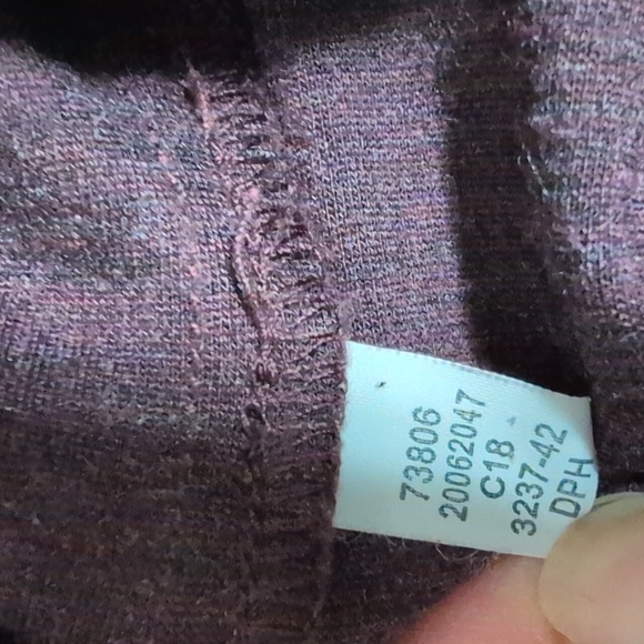 Duluth Trading Shift Dress Size 3X Eggplant Plum Knee Length - Picture 4 of 7